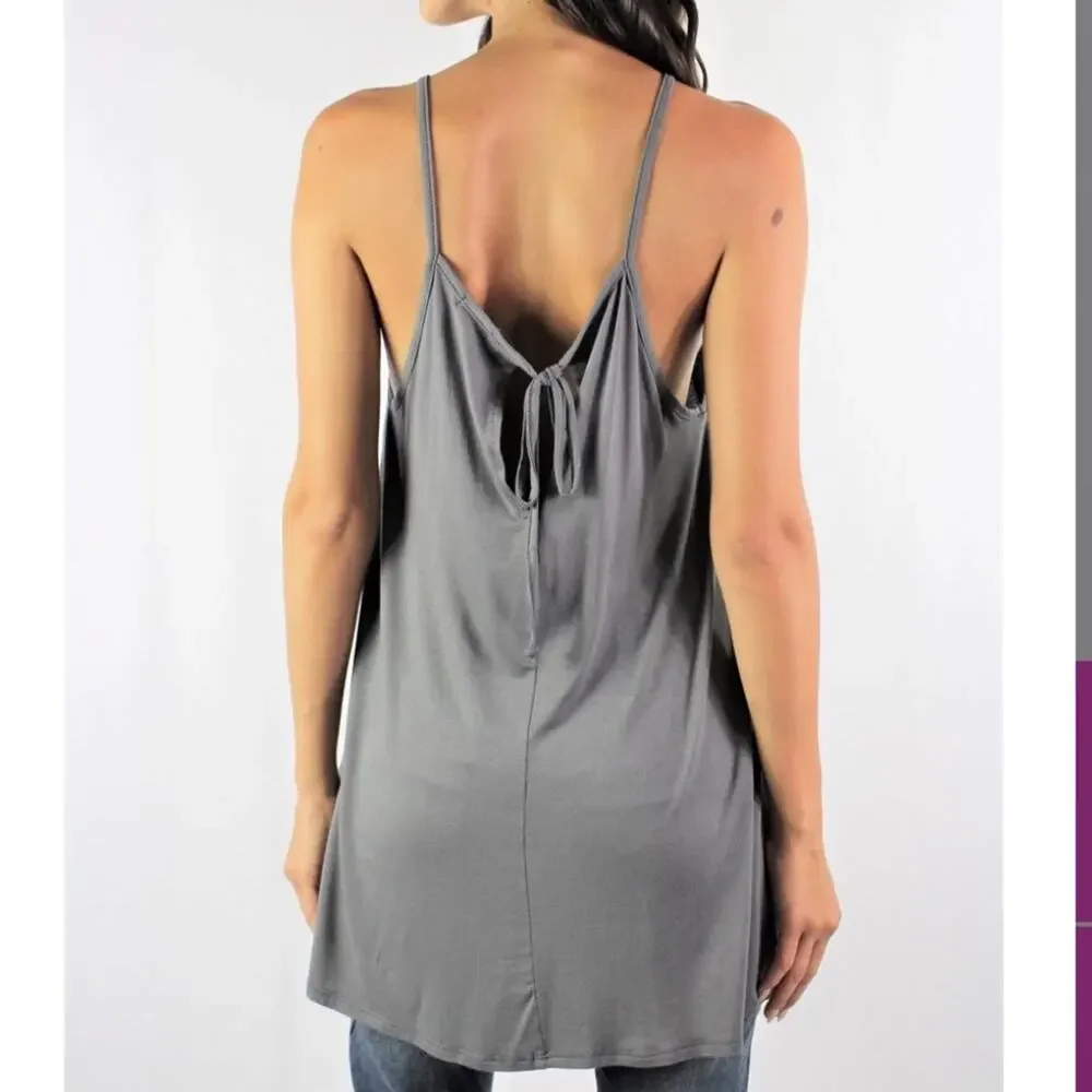 Relax Fit Embroidered Tank Top Sleeveless Size Large - Picture 4 of 8